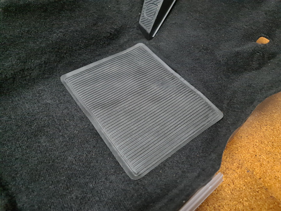 Genuine Mitsubishi Lancer Sedan Floor Mat Carpet + Foot Rest - BLACK - CM CK CE CN CP - MR550109 MR201425