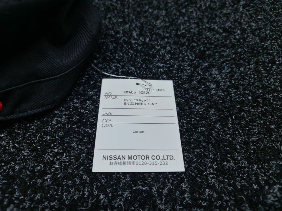 Genuine NISMO NISSAN Engineers Cap Hat 100% Cotton KWA05-50E20