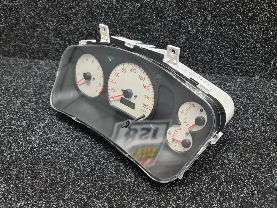 Genuine Mitsubishi Evolution 4 / 5 Dash Cluster 9,000 RPM 180 KM/H - WHITE Face - CN9A CP9A MR444140