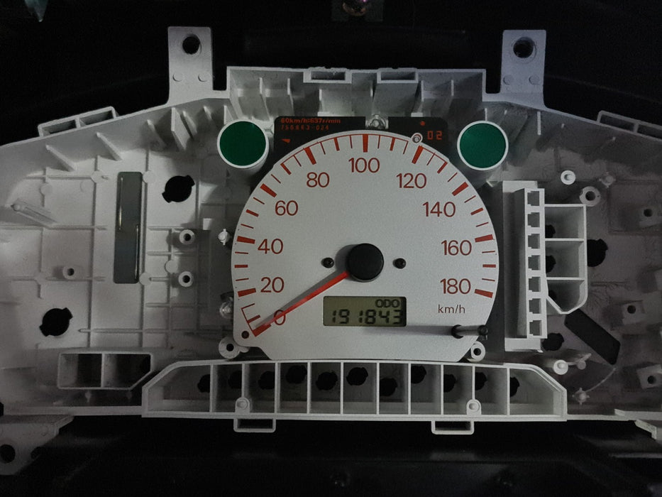 Genuine Mitsubishi Evolution 4 / 5 Speedometer 180 KM/H - WHITE Face - CN9A CP9A MR390516