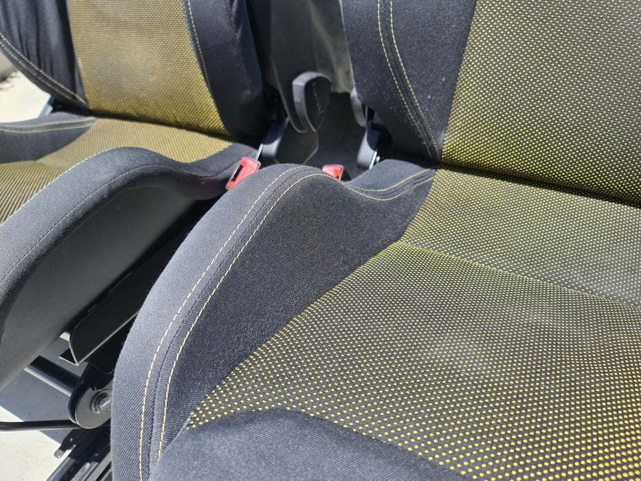 Renaultsport MK3 Clio RS197 RS200 Recaro Sportster CS Front Seats Complete - Yellow Dot