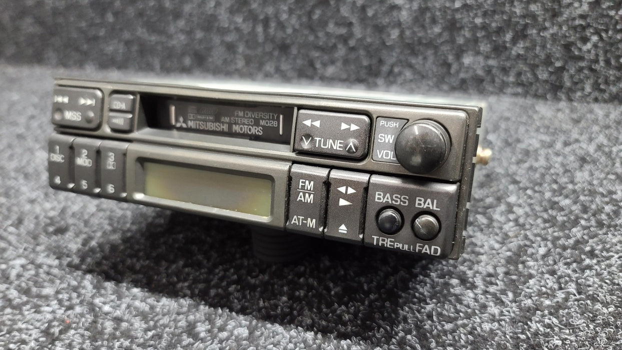 JDM Radio AM/FM Cassette Player suit Mitsubishi Lancer Evolution CE9A Evo 2 3 GSR