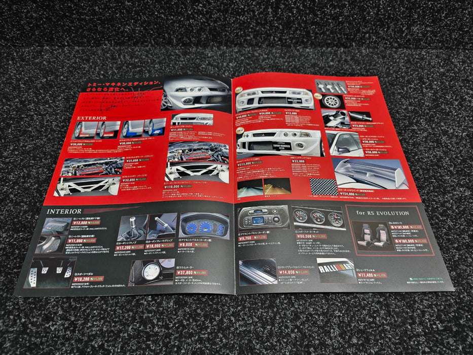 Mitsubishi Lancer Evolution VI 6.5 Tommi Makinen Edition TME Factory Option Sales Brochure - CP9A