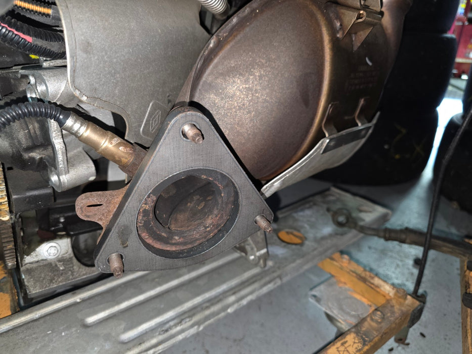 Renault Sport Megane Exhaust Weld On Flange Plate MK2 MK3 Front Pipe / Catalytic Turbo Outlet Down Dump Pipe - 3" Inch / 76 mm F4RT RS225 RS250 RS265 RS275