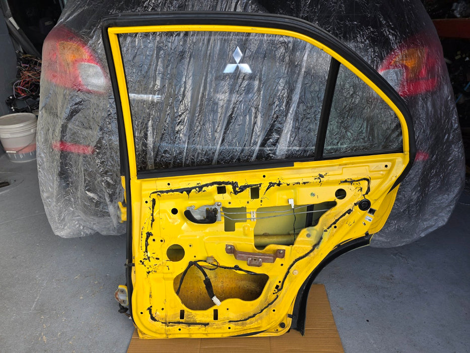 Mitsubishi Lancer Evolution CP9A Evo 5 6 TME RHS Right Rear Door Dandelion Yellow Y01