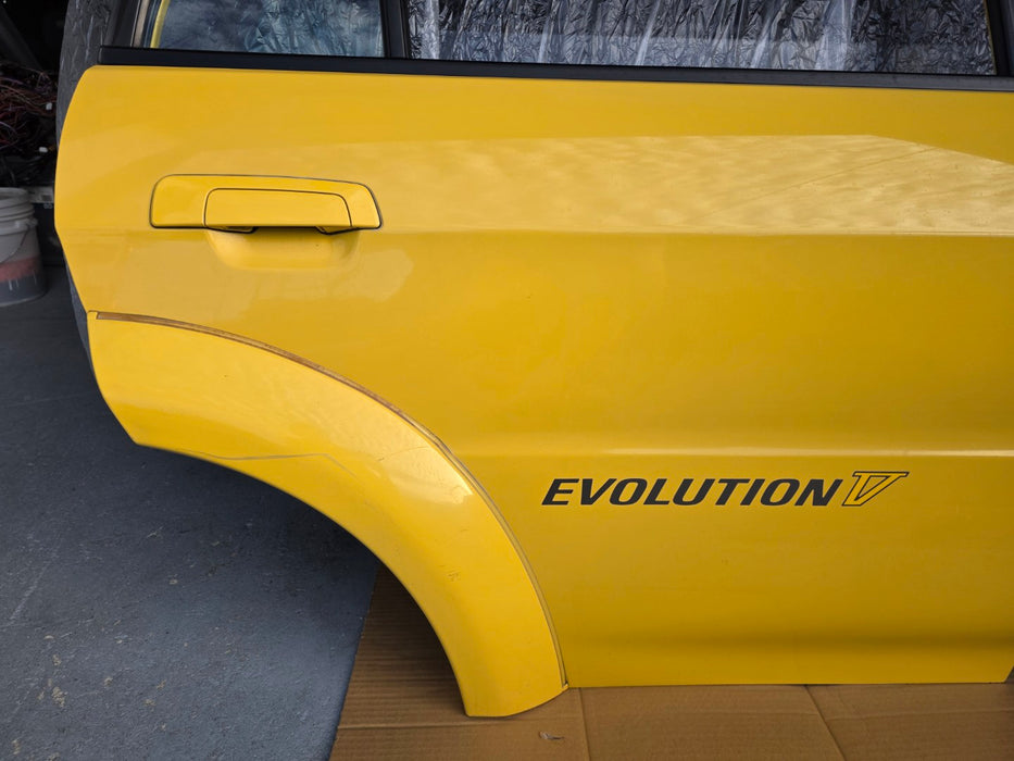 Mitsubishi Lancer Evolution CP9A Evo 5 6 TME RHS Right Rear Door Dandelion Yellow Y01