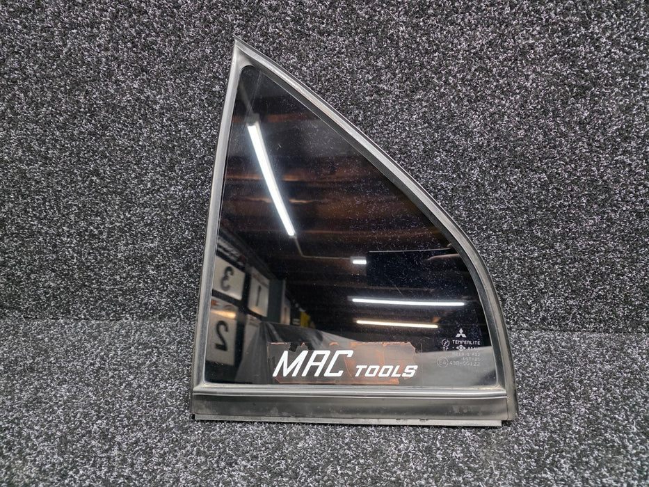 Mitsubishi Lancer Evolution 4 5 6 TME Rear LHS Quarter 1/4 Window Glass and Seal - CN9A CP9A