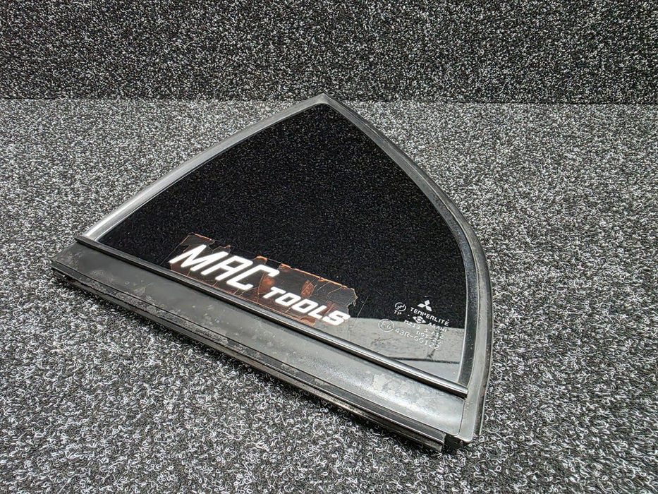 Mitsubishi Lancer Evolution 4 5 6 TME Rear LHS Quarter 1/4 Window Glass and Seal - CN9A CP9A