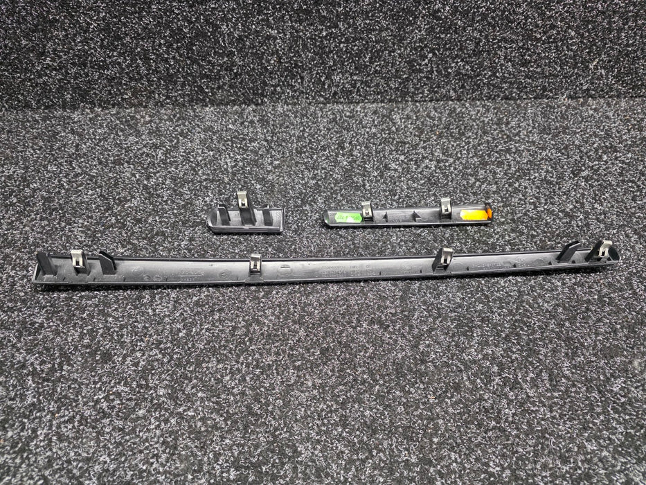 Renault Sport Clio X85 MK3 RS197 RS200 2005-2012 Gray / Silver Centre Dashboard Trim Decorative Plastic Dash Insert Set