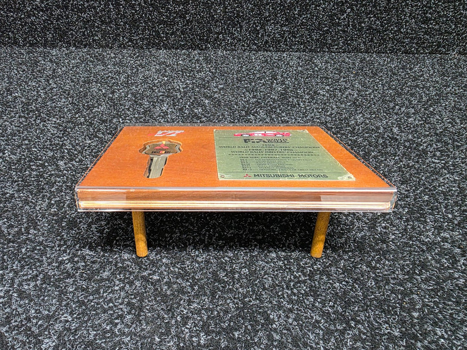 Mitsubishi Lancer Evolution VI CP9A RALLIART WRC Key Plaque Manufacturer's and Driver's Championship