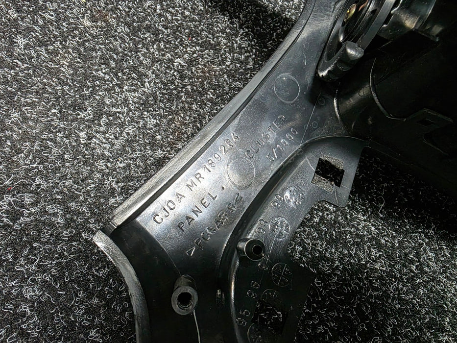 Mitsubishi Lancer Evolution CN9A CP9A Instrument Cluster Dash Panel + Air Outlet Center Vent Evo 4 5 6 TME  Part # MR748197 + MR748143