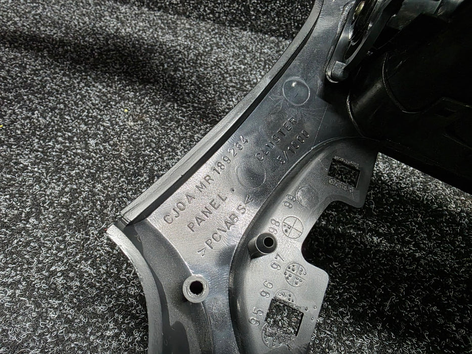 Mitsubishi Lancer Evolution CN9A CP9A Instrument Cluster Dash Panel + Air Outlet Center Vent Evo 4 5 6 TME  Part # MR748197 + MR748143