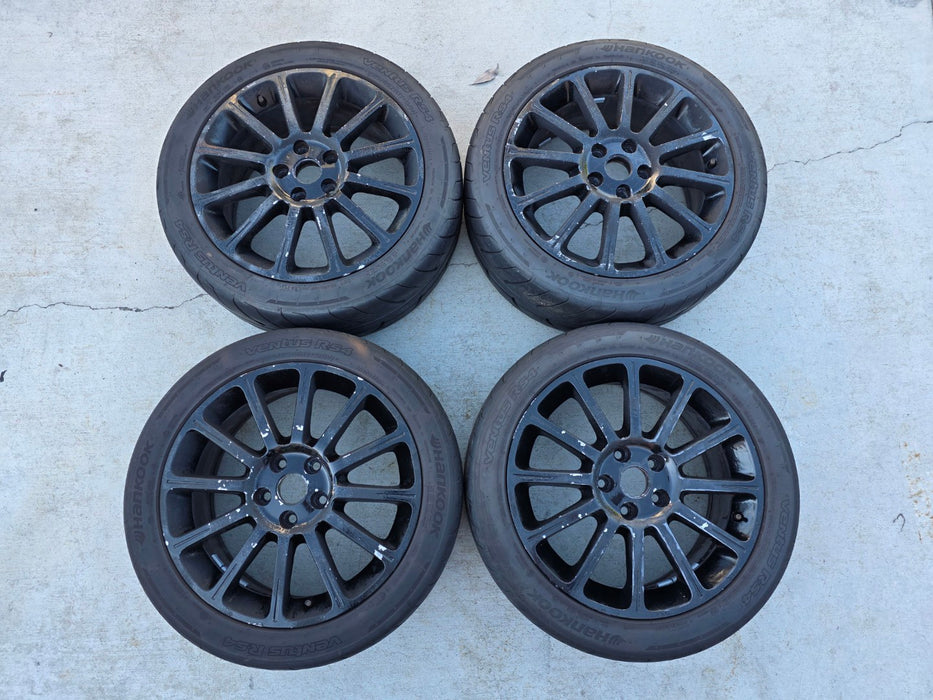 Renault Sport Clio RS 197 / 200 17" x 7" Bepop Rim Wheel Set + Hankook RS4 Tyres