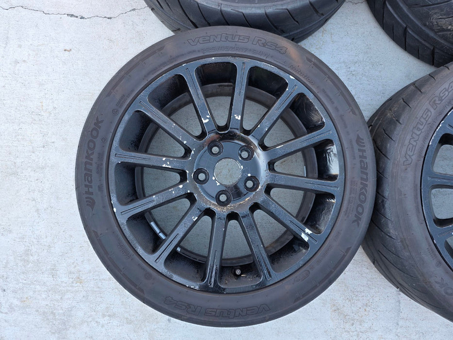 Renault Sport Clio RS 197 / 200 17" x 7" Bepop Rim Wheel Set + Hankook RS4 Tyres
