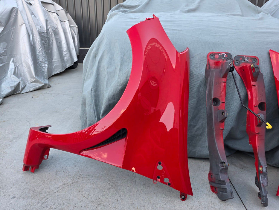 Renault Sport Clio X85 MK3 RS 197 / 200 LHS 215 Fender Guard + Grill Insert Vent NNF Ultra Red 7701476494 8200484665