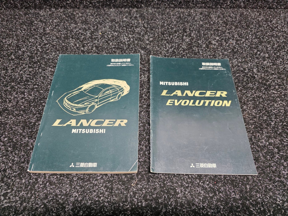 Genuine Original Mitsubishi Evolution Lancer CP9A 5 6 TME Owner's Manual + Supplement - NOT REPRODUCTIONS!