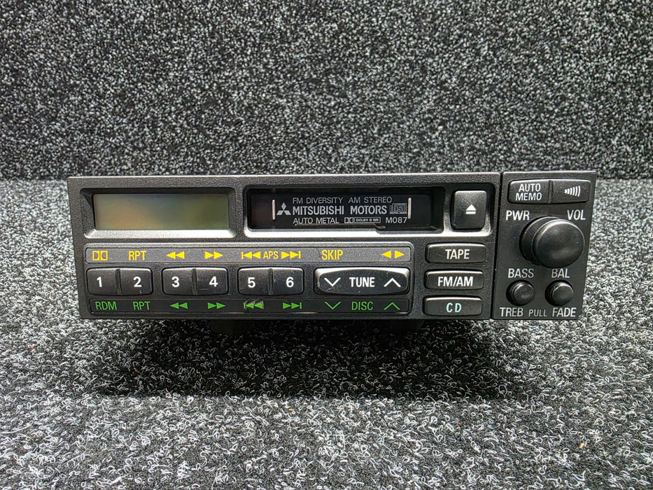 JDM Radio AM/FM Cassette Player to suit Mitsubishi Lancer Evolution CN9A / CP9A Evo 4 5 6 TME GSR