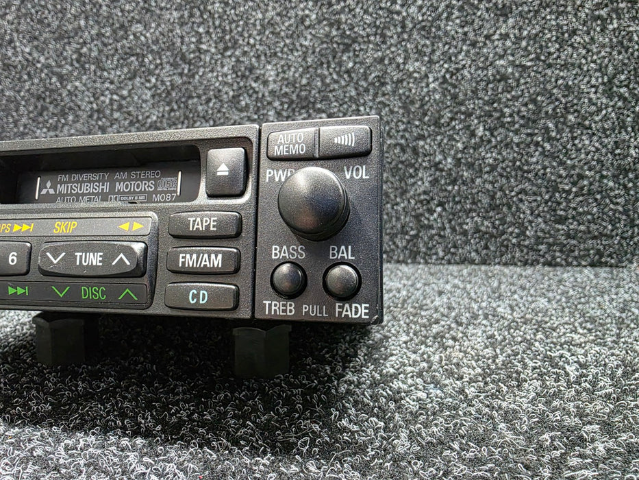 JDM Radio AM/FM Cassette Player to suit Mitsubishi Lancer Evolution CN9A / CP9A Evo 4 5 6 TME GSR