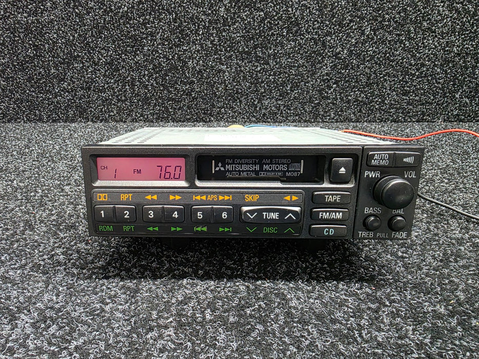 JDM Radio AM/FM Cassette Player to suit Mitsubishi Lancer Evolution CN9A / CP9A Evo 4 5 6 TME GSR