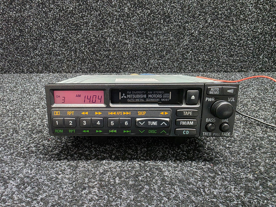 JDM Radio AM/FM Cassette Player to suit Mitsubishi Lancer Evolution CN9A / CP9A Evo 4 5 6 TME GSR