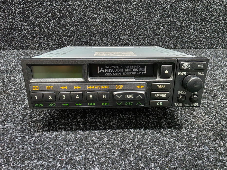 JDM Radio AM/FM Cassette Player to suit Mitsubishi Lancer Evolution CN9A / CP9A Evo 4 5 6 TME GSR