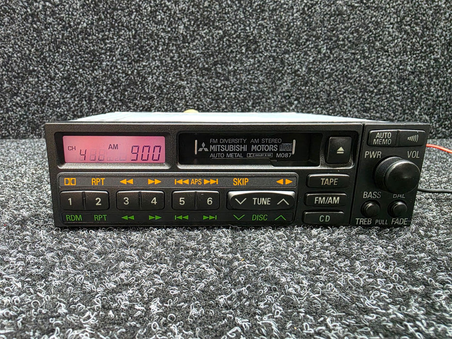 JDM Radio AM/FM Cassette Player to suit Mitsubishi Lancer Evolution CN9A / CP9A Evo 4 5 6 TME GSR