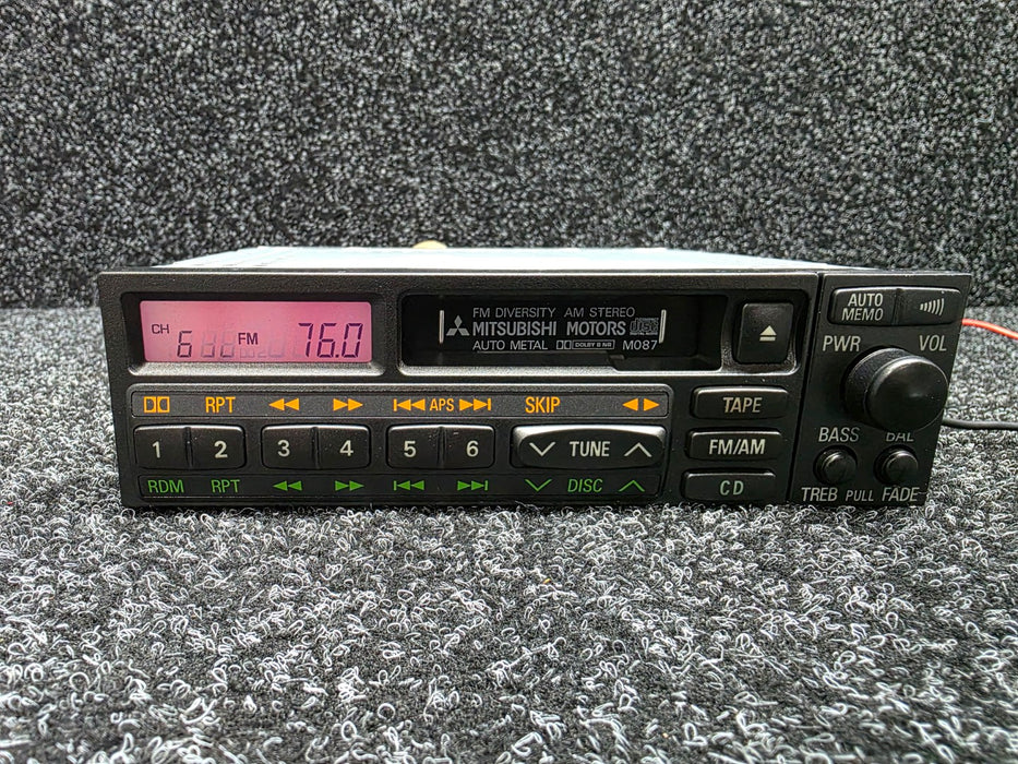 JDM Radio AM/FM Cassette Player to suit Mitsubishi Lancer Evolution CN9A / CP9A Evo 4 5 6 TME GSR