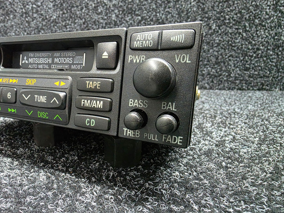 JDM Radio AM/FM Cassette Player to suit Mitsubishi Lancer Evolution CN9A / CP9A Evo 4 5 6 TME GSR