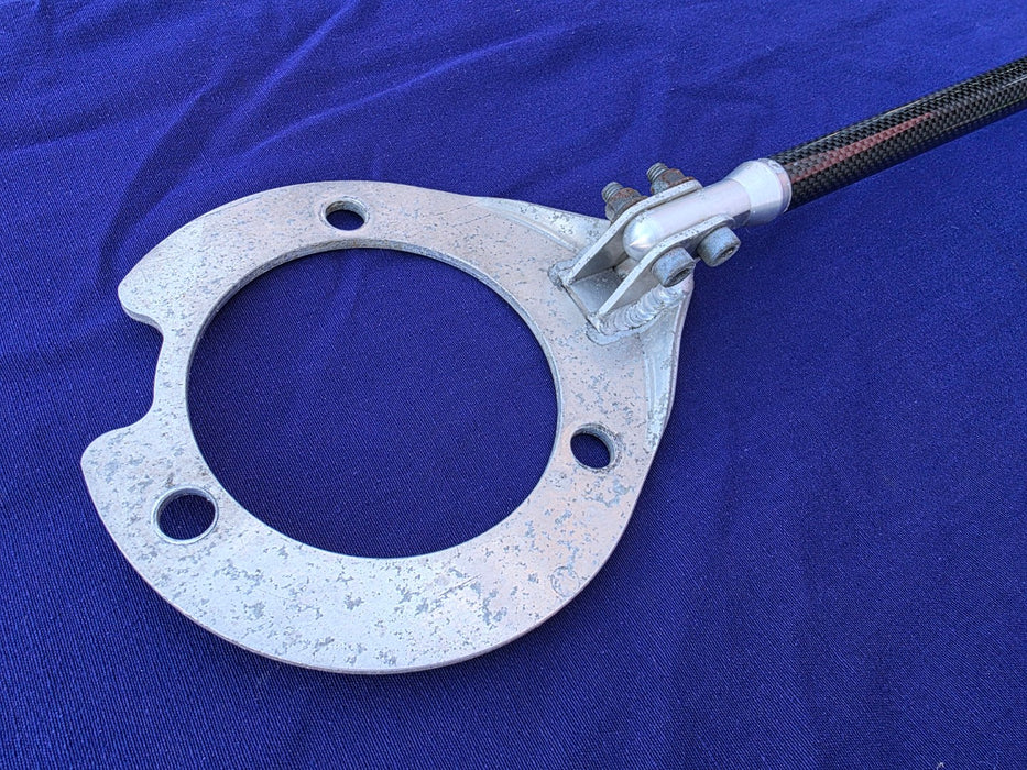 USED Genuine Mitsubishi Option Carbon Fiber / Fibre + Aluminium Strut Brace FRONT ONLY Evo 4 5 6 TME MZ568502 CN9A CP9A
