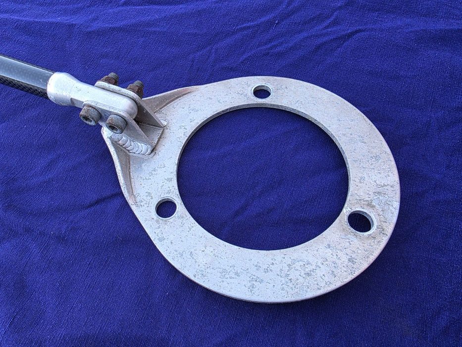 USED Genuine Mitsubishi Option Carbon Fiber / Fibre + Aluminium Strut Brace FRONT ONLY Evo 4 5 6 TME MZ568502 CN9A CP9A