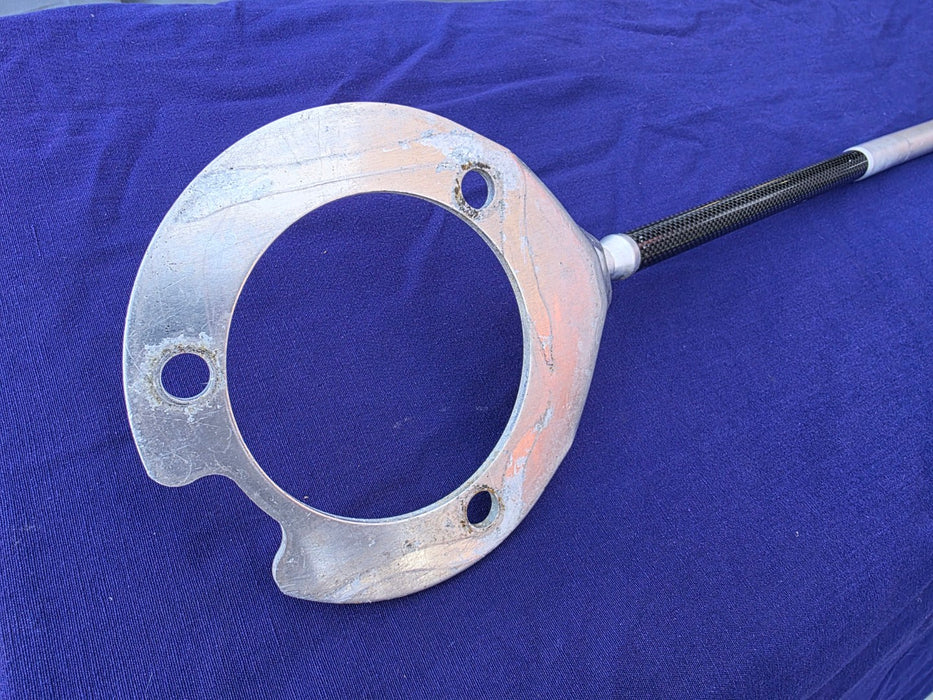 USED Genuine Mitsubishi Option Carbon Fiber / Fibre + Aluminium Strut Brace FRONT ONLY Evo 4 5 6 TME MZ568502 CN9A CP9A