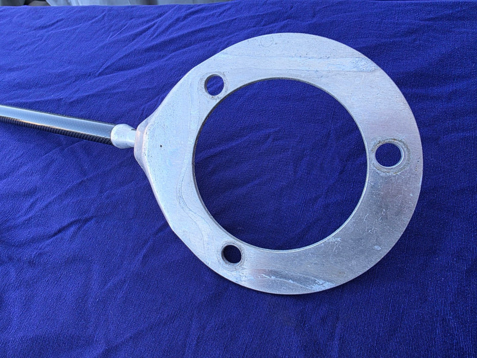 USED Genuine Mitsubishi Option Carbon Fiber / Fibre + Aluminium Strut Brace FRONT ONLY Evo 4 5 6 TME MZ568502 CN9A CP9A