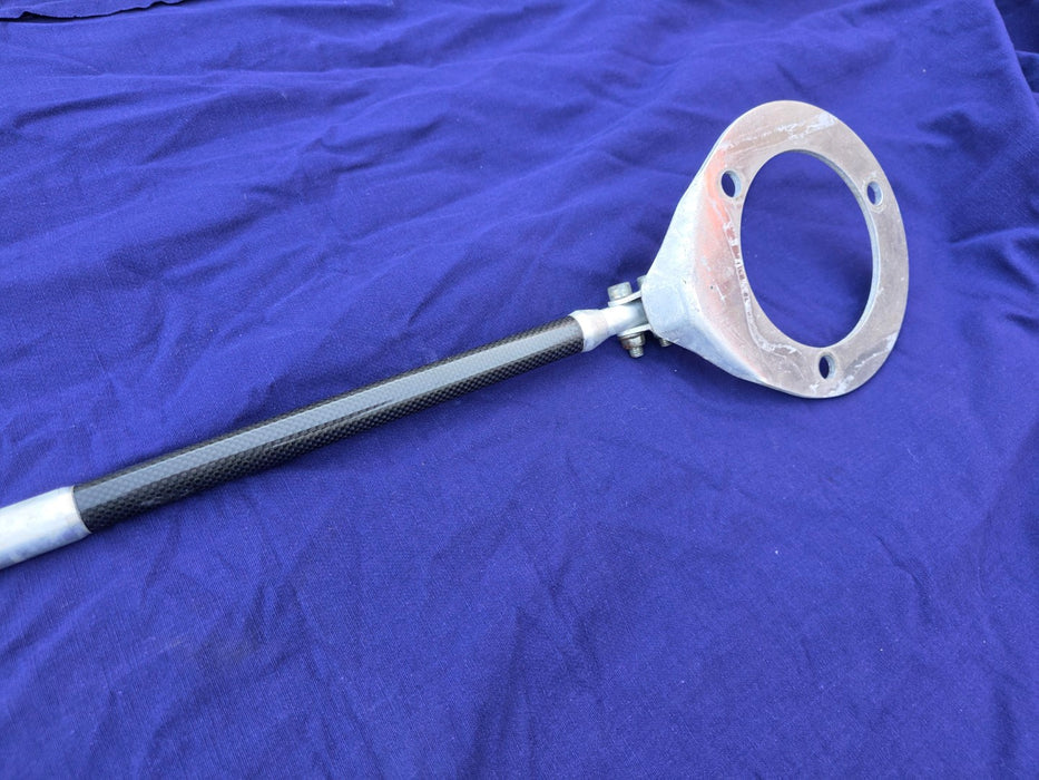 USED Genuine Mitsubishi Option Carbon Fiber / Fibre + Aluminium Strut Brace FRONT ONLY Evo 4 5 6 TME MZ568502 CN9A CP9A