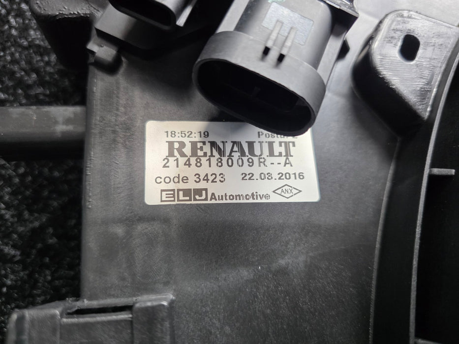 Renault Sport Clio MK4 X98 RS200 RS220 Engine Cooling Fan Assembly + Fan Blower Motor Resistor 214818009R 255503792R