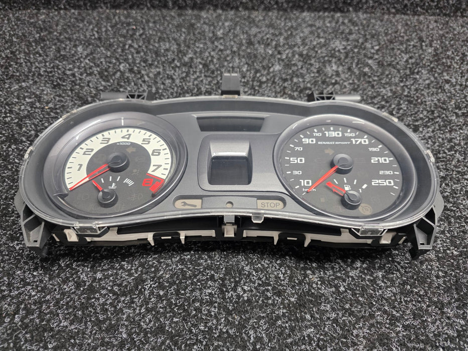 Renault Sport Clio / Lutecia X85 MK3 RS197 / RS200 Dash Instrument Panel Cluster 8201130227