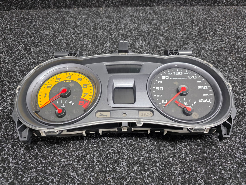 Renault Sport Clio / Lutecia X85 MK3 RS197 / RS200 Dash Instrument Panel Cluster 8200904043