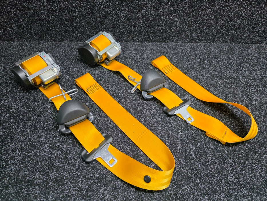 Renault Sport MK3 Megane Yellow Seat Belt Set Front RS 250 265 275 X95 Autoliv 868840044R