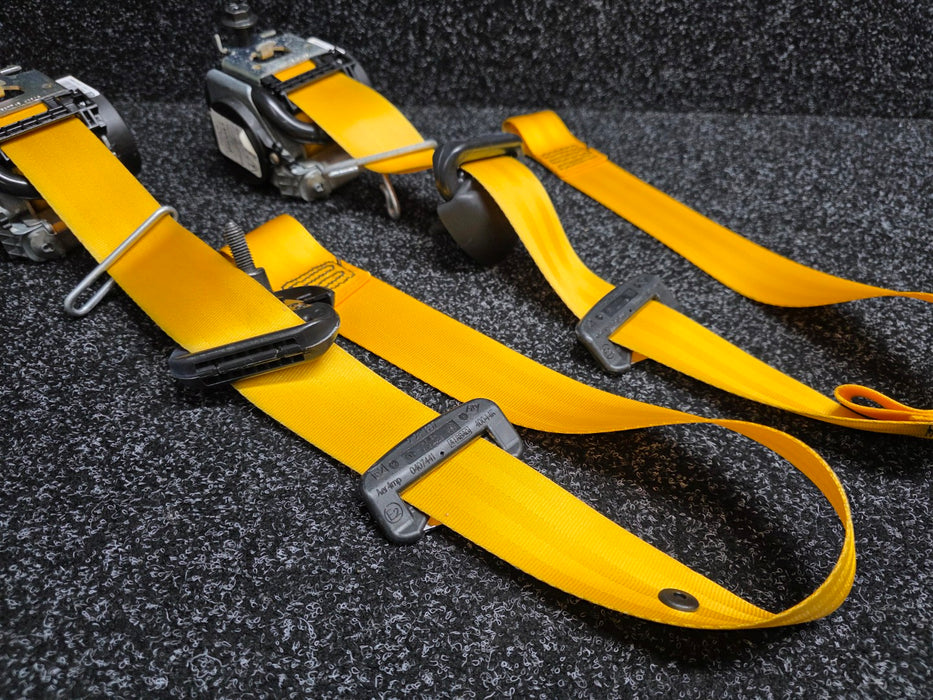 Renault Sport MK3 Megane Yellow Seat Belt Set Front RS 250 265 275 X95 Autoliv 868840044R