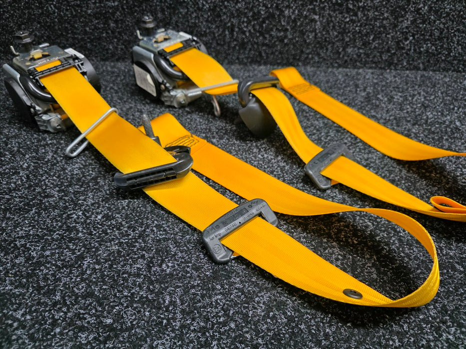 Renault Sport MK3 Megane Yellow Seat Belt Set Front RS 250 265 275 X95 Autoliv 868840044R