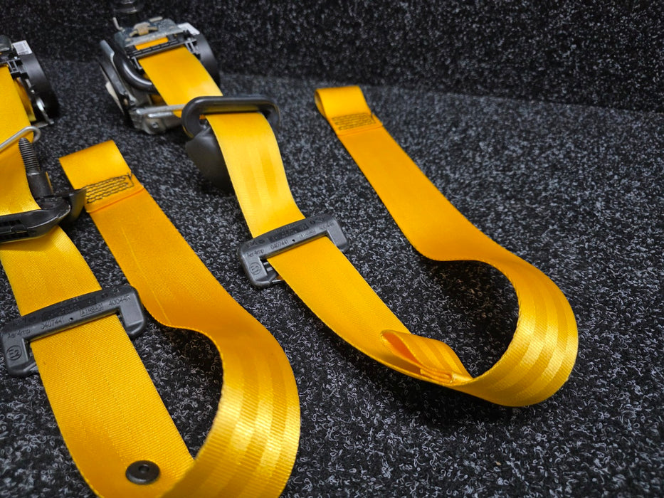 Renault Sport MK3 Megane Yellow Seat Belt Set Front RS 250 265 275 X95 Autoliv 868840044R