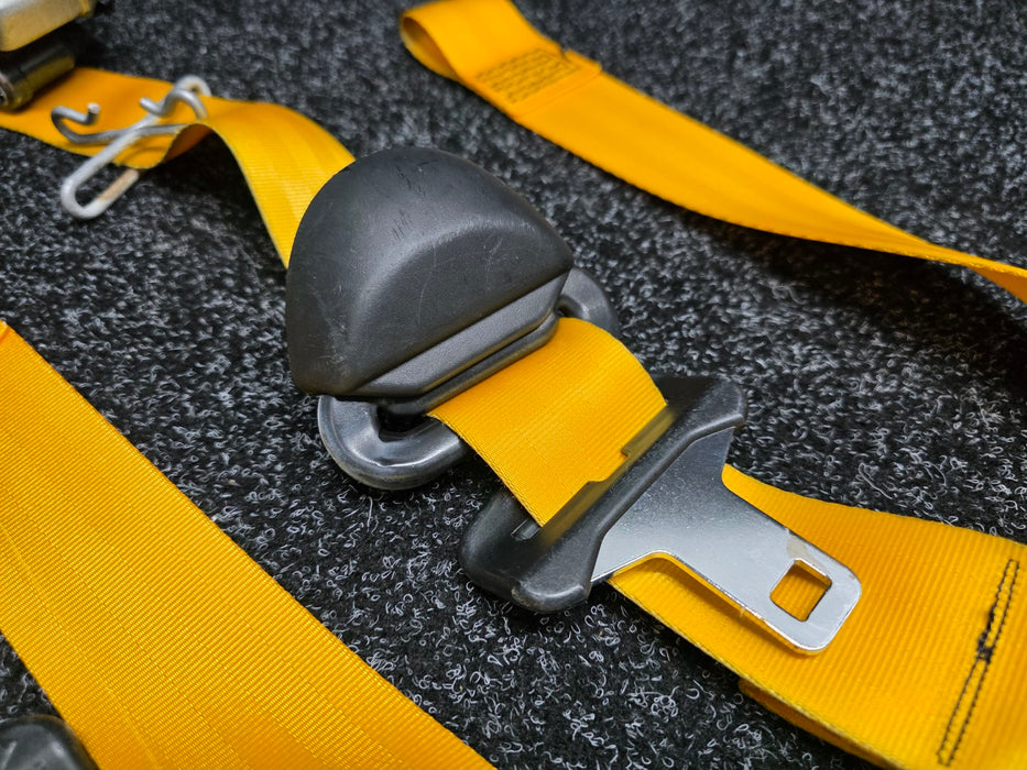 Renault Sport MK3 Megane Yellow Seat Belt Set Front RS 250 265 275 X95 Autoliv 868840044R
