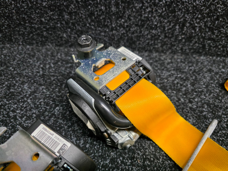 Renault Sport MK3 Megane Yellow Seat Belt Set Front RS 250 265 275 X95 Autoliv 868840044R