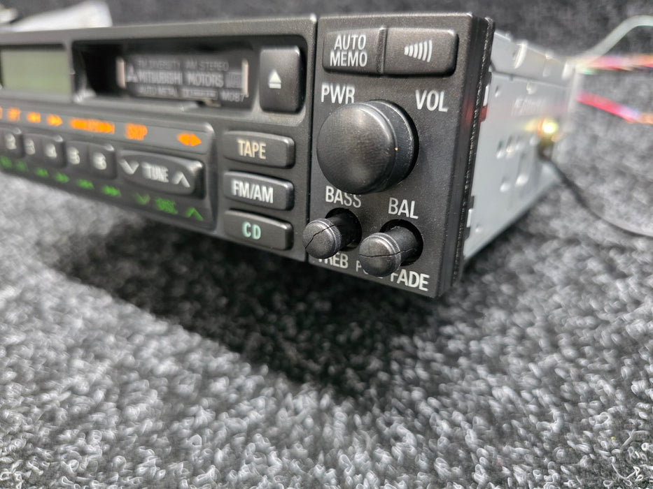 JDM Radio AM/FM Cassette Player to suit Mitsubishi Lancer Evolution CN9A / CP9A Evo 4 5 6 TME GSR