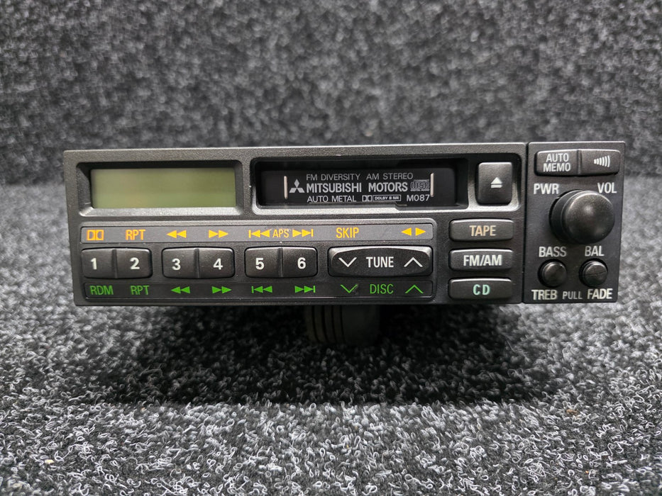 JDM Radio AM/FM Cassette Player to suit Mitsubishi Lancer Evolution CN9A / CP9A Evo 4 5 6 TME GSR