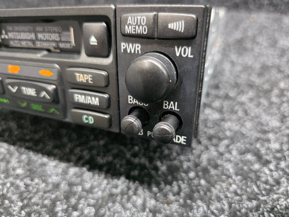 JDM Radio AM/FM Cassette Player to suit Mitsubishi Lancer Evolution CN9A / CP9A Evo 4 5 6 TME GSR