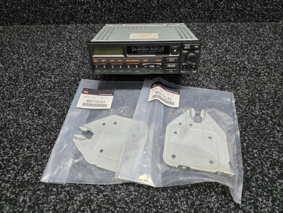JDM Radio AM/FM Cassette Player to suit Mitsubishi Lancer Evolution CN9A / CP9A Evo 4 5 6 TME GSR