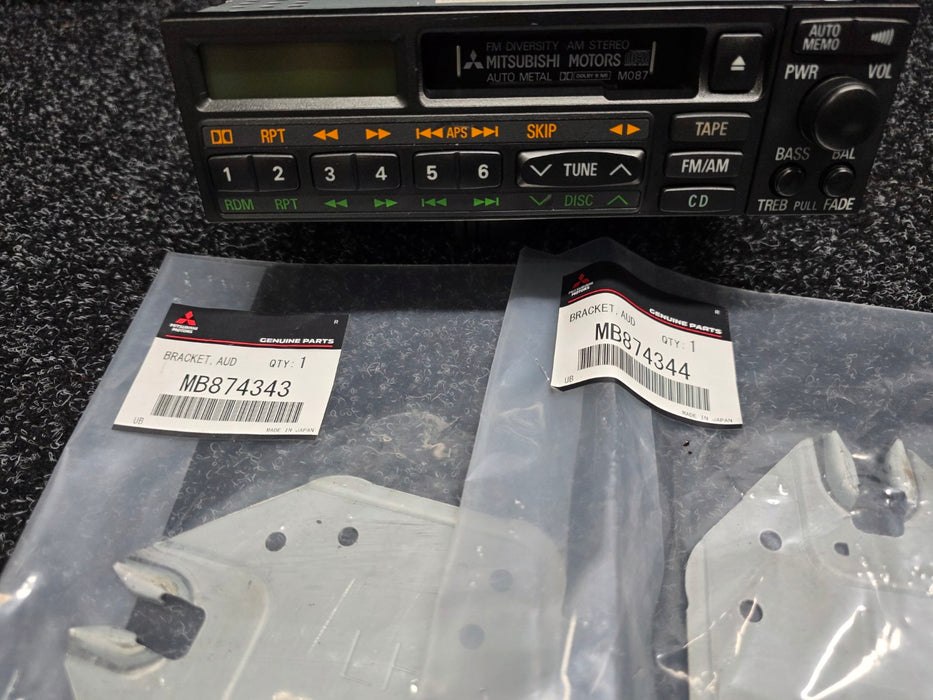 JDM Radio AM/FM Cassette Player to suit Mitsubishi Lancer Evolution CN9A / CP9A Evo 4 5 6 TME GSR