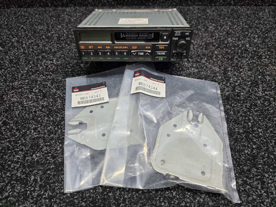 JDM Radio AM/FM Cassette Player to suit Mitsubishi Lancer Evolution CN9A / CP9A Evo 4 5 6 TME GSR