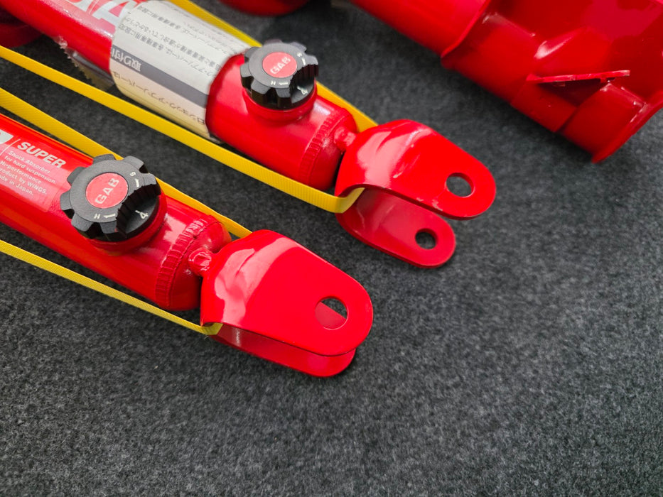 WINGS / GAB / KYB Adjustable Damper Shock Absorber Set Front and Rear Evo 4 5 6 TME CN9A CP9A