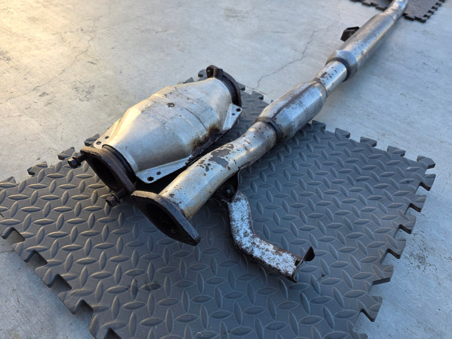 Mitsubishi Lancer Evolution CN9A CP9A Factory OEM Exhaust + Catalytic Converter Evo 5 6 GSR RS MR385773 MR312195 MR385772